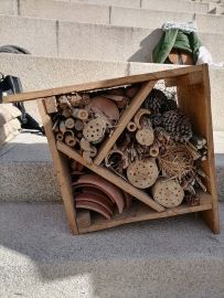 construction d'une maison pour oiseaux